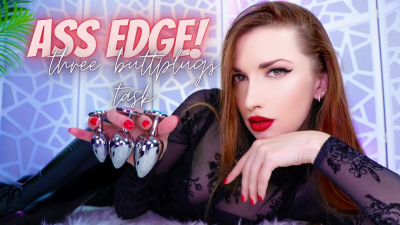Ass Edge 3 Buttplugs Task