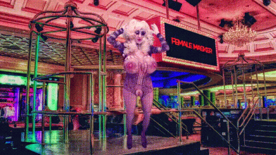 Cut-Out Bodystocking Sex Club Dancer