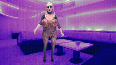 Braided Blonde Knit Bodystocking Dancer