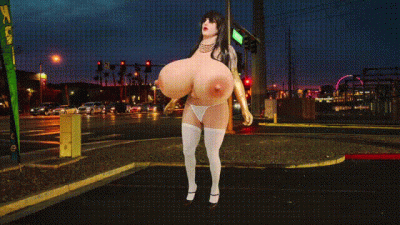 Street Corner Big Tits Sissy Slut