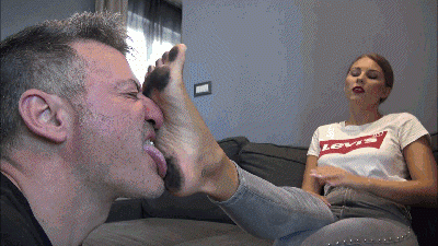 Gabriella Why You Didn't Clean The Floor?- Part 2: Dirty Feet Cleaning, Face Kicking (Insane Clip)