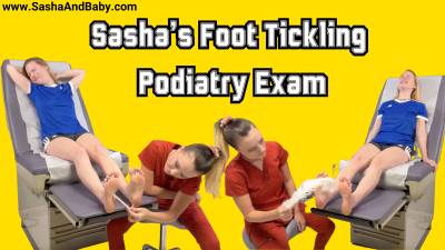 SashaAndBebe - Soccer Girl Sasha's Foot Tickling Podiatry Exam ...