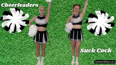 Cheerleaders Suck Cock