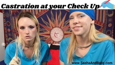 Castration During Medical Check Up Slice Your Balls Off