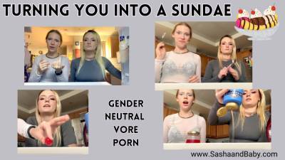 Making A Sundae Out Of You Vore Giantess Dining Gender Neutral