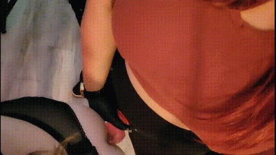 Hard Pegging On The Cross For Grateful Trans Slave