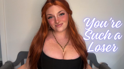 You're Such A Loser Goddess Worship Loser Symbol Beta Bitch Verbal Humiliation Degradation