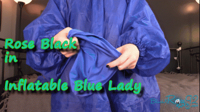 Inflatable Blue Lady