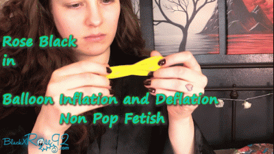 Balloon Inflation And Deflation Non Pop Fetish