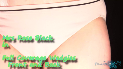 Full Coverage Wedgies Front And Back
