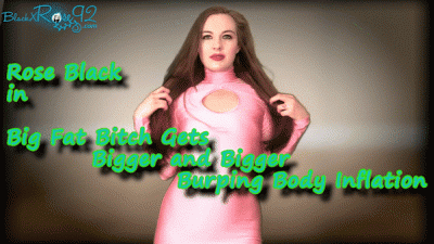Big Fat Bitch Gets Bigger And Bigger Burping Body Inflation