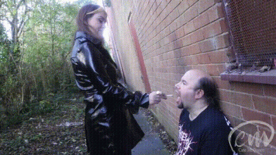 Using A Stranger As Her Ashtray