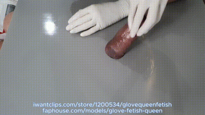 Super Tight Surgical Latex Glove Cum Control Asian Femdom Mistress