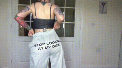 Grey Sweatpants Season, Stop Looking At My Dick