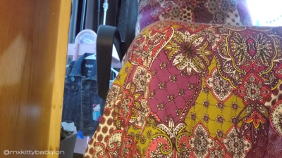 Mx Kitty Babalon's Under Desk Upskirt No Panties Office ASMR