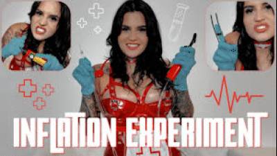 Inflation Experiment: Body Expansion Fantasy Medical Role Play Femdom POV