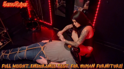 Full Weight Endurance Test For Human Furniture! Ft Miss Roper