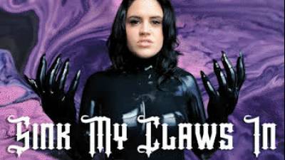 Sinky My Claws In: Mental Domination Shiny Silicone Glove & Catsuit Tease Eye Contact Femdom POV