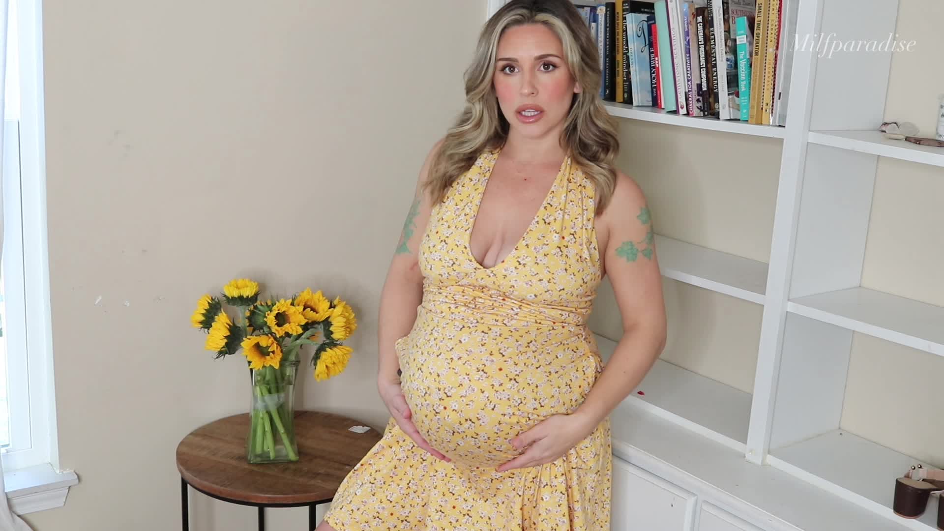 Alluring pregnant womanHot expectant mother