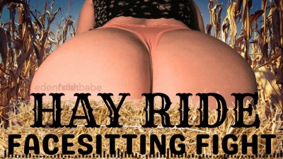 Hayride Facesitting Battle- Lost And Pinned In A Corn Maze Audio-Visual