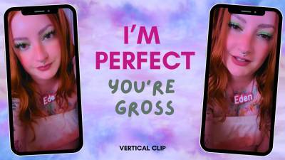 I'm Perfect, You're Gross [Vertical]
