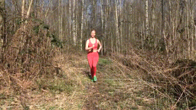 Jogging Girl Fucks In The Forest