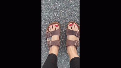 Birkenstocks And Chipped Polish