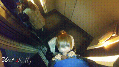 Sucking My Neighbor In The Elevator POV