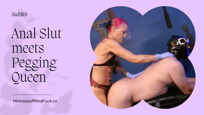 British Anal Slut Meets American Pegging Queen