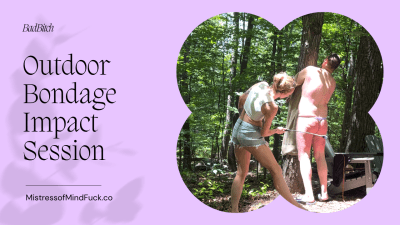 Outdoor Bondage Impact Session