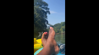 Pink French Tips On The River