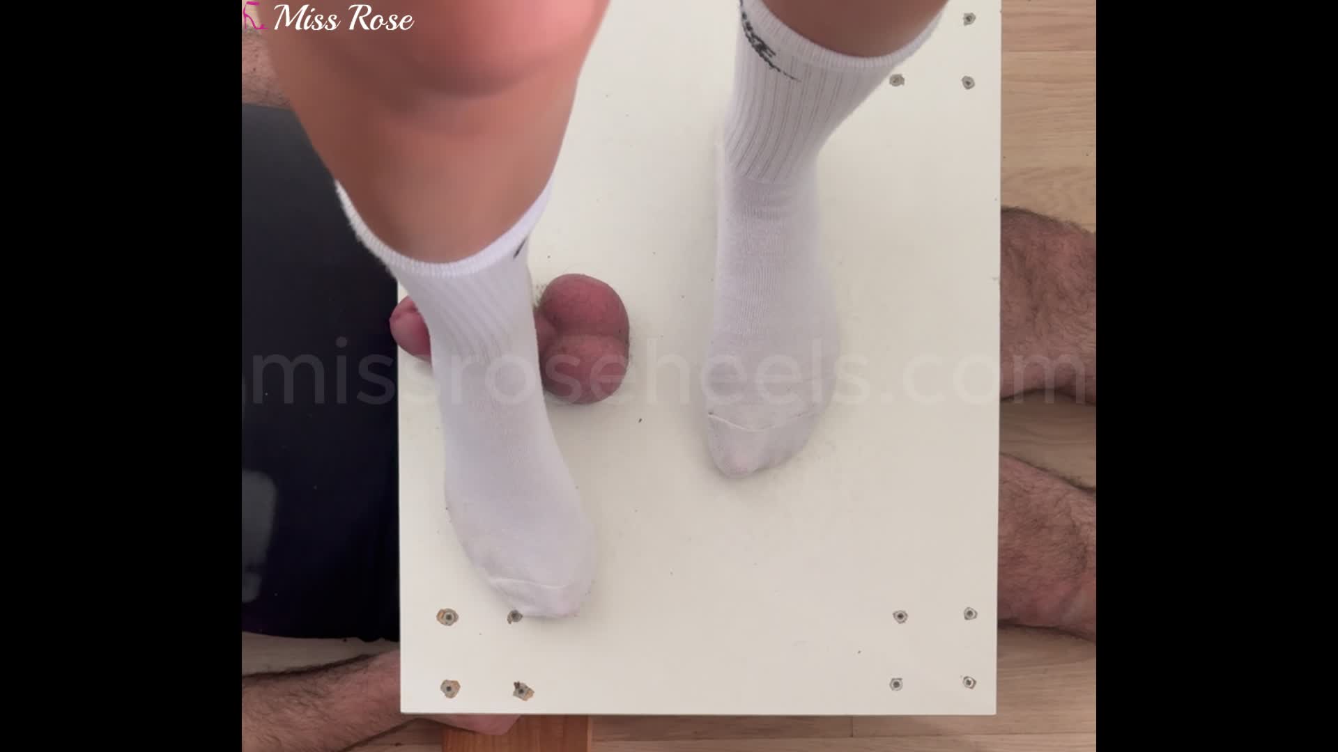 Smelly Wet Gym Socks Ball And Cock Trampling