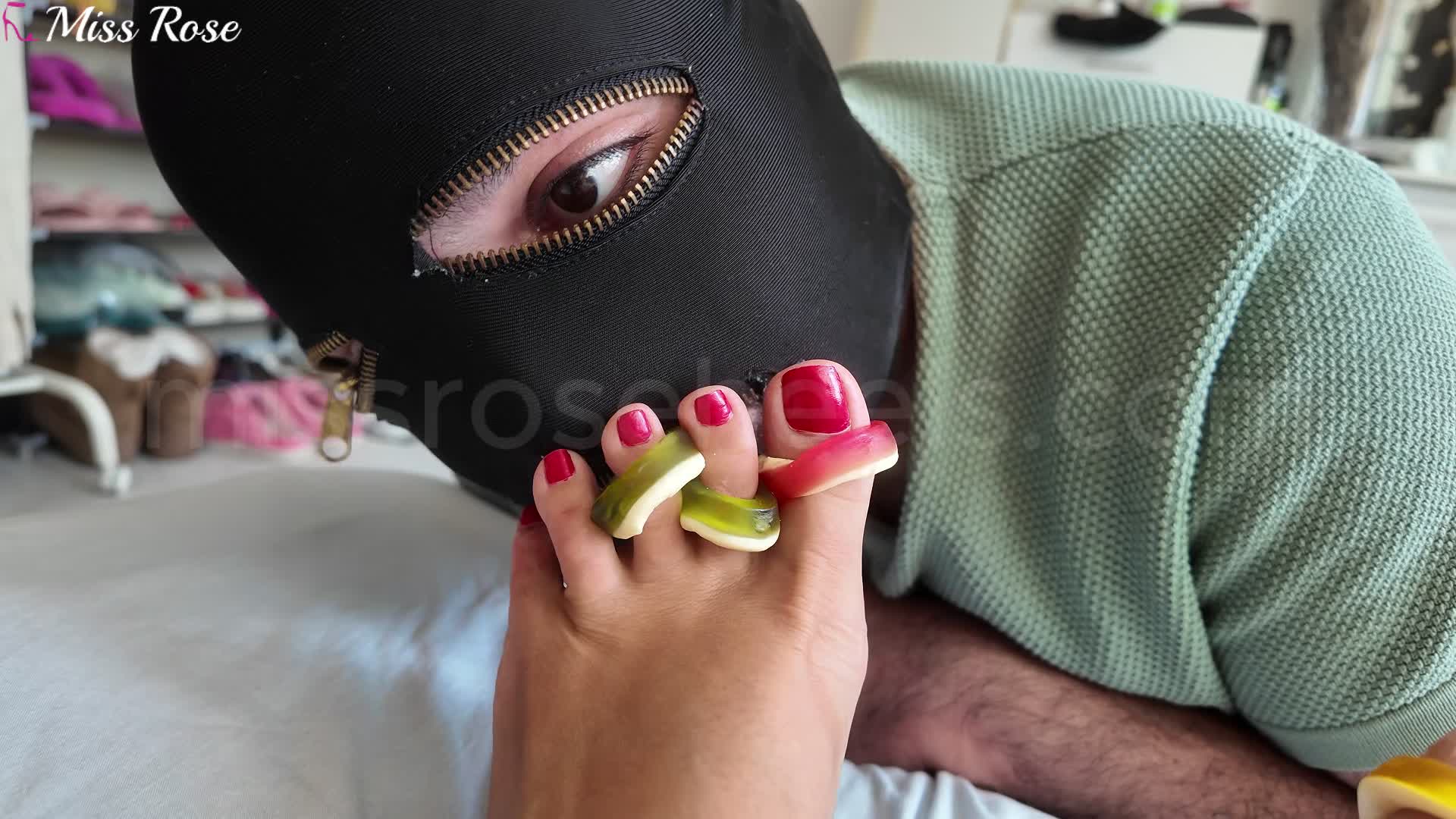 Eating Candy From The Prettiest Toes