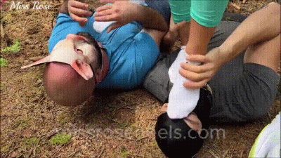 Missroseheels Ft Goddess Annabelle Stomping On Slaves Oudoor