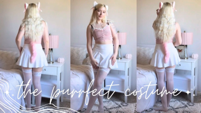 Trying On The Cutest Cat Costume Ever!!