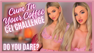 Cum In Your Coffee (CEI Challenge, Morning Ritual, Slave Training)