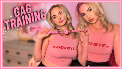 Gag Training (Obedience Training, Silence Challenge, Humiliation Fantasy)
