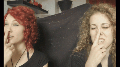 Ivy And Niky Enjoy Nose Deformation!