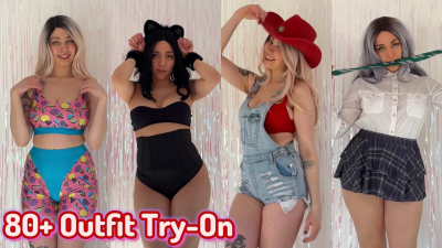 Massive Try-On Haul- Cosplay, Costumes, Lingerie, And More- Sfw