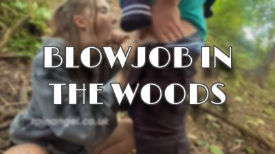 Blowjob In The Woods