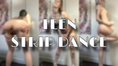 Young Girl Strip Dance