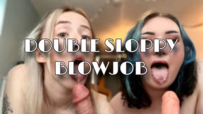 Alt Girls Sloppy Blowjob