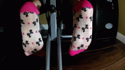 Tickled In A Kneeling Chair