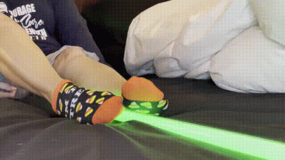Lightsaber Foot Job