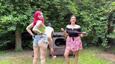 Whipping Session Outdoors