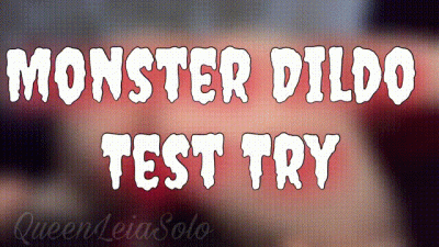 Fantasy Dildo Test Try