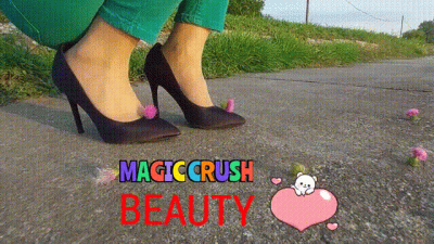 Beauty Feet Stomping Flowers