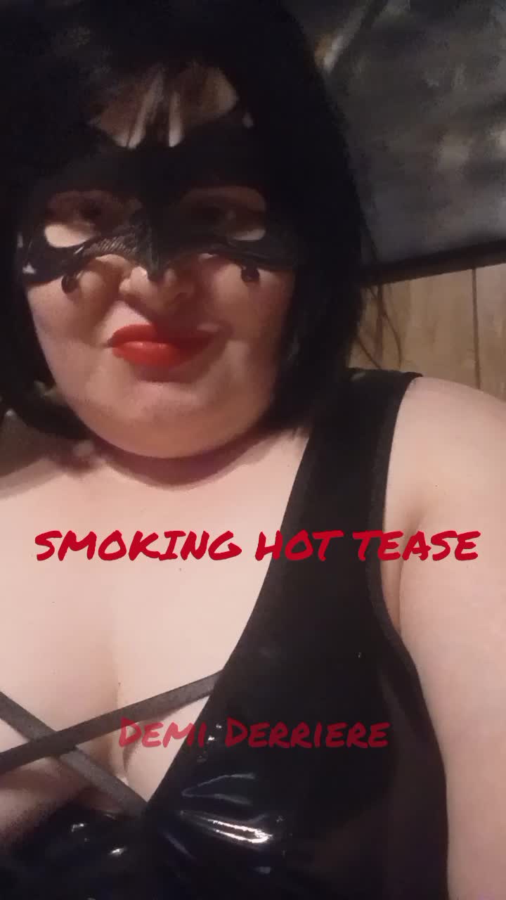 Putting A Spell On You While Vaping. Sexy Strip Teasing