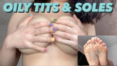 Oiled Tits & Feet