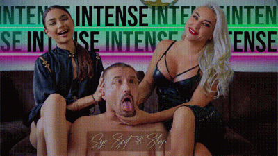 Intense Eye Spit & Slap Ft. Goddess Samariel